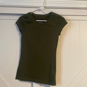 Short Sleeve Camo Green T Shirt